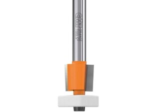 CMT 807.128.11 3-in-I Flush Trim Bit for MDF & Laminates, 1/4-Inch Shank, 1/2-Inch Cutting Length