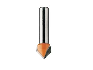 CMT 815.064.11 Solid Carbide V-Grooving Bit, 1/4-Inch Diameter, 1/4-Inch Shank