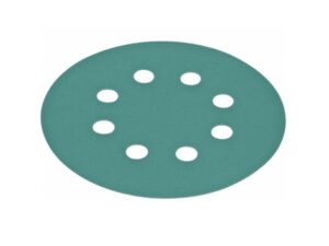 5 in Velcro Sanding Disc, 5 holes, aluminum oxide, 120 grit - 005.33.212