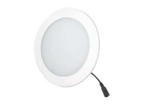 Lámpara empotrable circular LED, línea eco, 12W, luz blanca 6500K marca AKSI - 117916