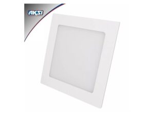 Lámpara empotrable cuadrada LED, línea eco, 6W, luz blanca 6500K marca AKSI - 117934