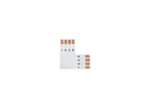 L connector (90°) for connecting 4 pin LED Strip Connector 10mm LED RGB Light Strip