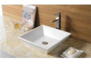 Square vessel bathroom sink BA-R3053 - 16.1 x 16.1 x 4.7 in