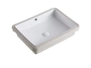 Rectangular undermount bathroom sink NATY-LAV-U-02 - 22.6 x 17.1 x 6.1 in