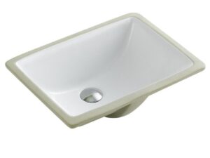 Rectangular undermount bathroom sink NATY-LAV-U-04 - 18.5 x 13.8 x 7.9 in