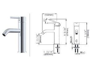 Naty Collection bathroom faucet 61110A-BN