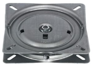 Turntable, 90 degree, 100 kilogram, steel, unfinished, 7 in - 646.15.023
