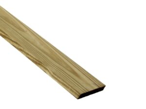 Madera de pino 1 in x 4 in x 10 ft bruta tratada