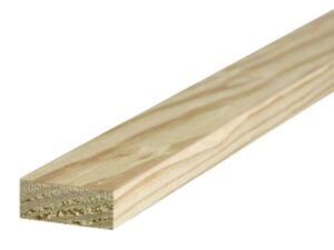 Madera de pino SYP 1 in x 2 in x 10 ft tratada D/C