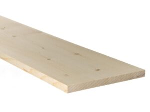 Madera de pino SYP 1 in x 10 in x 8 ft sin tratar D/C