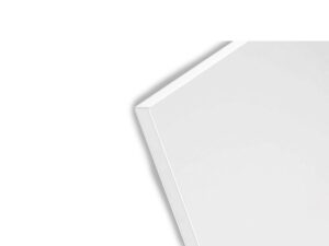 MDF Maxxi matte white 1 side 3/4 in x 4 ft x 9-3/4 ft