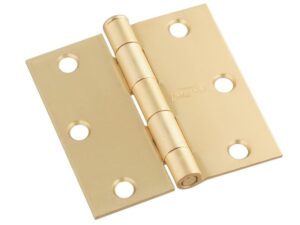 Gozne 3-1/2x3-1/2 in regular color oro