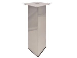 Pata Imex 4 in cuadrada ajustable a 5-1/4 in chrome C176B-4-CH