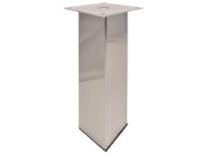 6 in Imex square furniture leg, adjustable to a 7-1/4 in, chrome C176B-6-CH