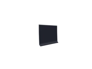 Black rubber baseboard color 4 in