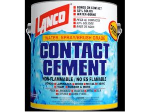 1 galón de contact cement con base de agua grado brocha / pistola Lanco - CA1500-4
