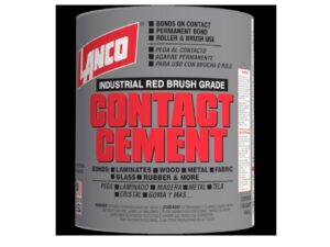 1 qt (32 oz) de contact cement rojo grado brocha Lanco - CA993-5