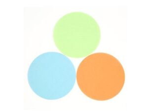 3M Trizact Hookit Film Disc, Hook and Loop Attachment, Aluminum Oxide, 6 in Diameter, Green, 1st step