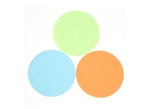 3M Trizact Hookit Film Disc, Hook and Loop Attachment, Aluminum Oxide, 6 in Diameter, Blue, 3rd step