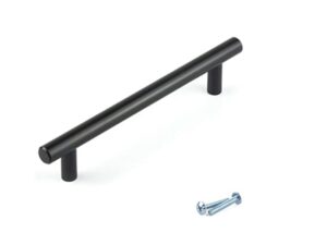 Matte black hollow core tubular handle 356mm - HCC-356-MBK