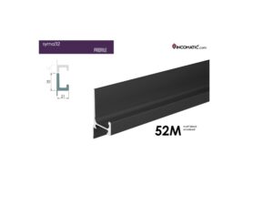 Tirador de perfil Rincomatic Syma32 de 8.5 ft color Negro Mate (52M)