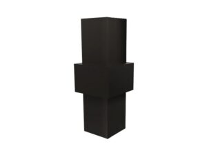 Conector cubo modular 2 vías negro - CUBOCON1