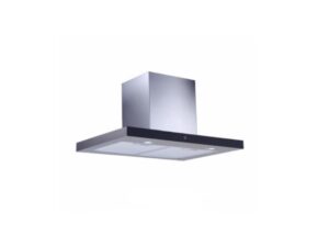 Campana de metal negra cuadrada para pared de 30 in - HEF22