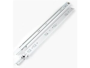 Corredera blanca full extension regular 18 in