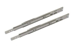 Full extension push-to-open ball bearing slide 18 in