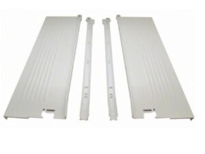 Corredera Blum METABOX 18 in de largo x 3-3/8 in de alto color blanco - 320M4500C15