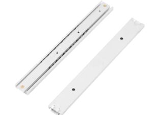 White full extension soft close ball bearing slide 20 in