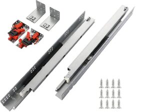 Full Extension soft close Concealed Undermount Slide 15 in