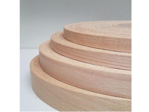 Edge banding 7/8 in Red Oak con pega, por ft