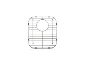 14.1 in x 16.6 in chrome bottom grid for kitchen sinks FRB002 - FRB201