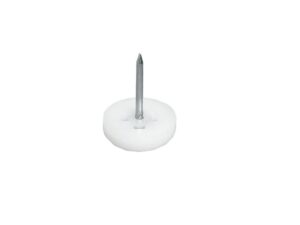 Furniture Glide, plastic, white, 5/8 in - 650.02.164 - 3391-W