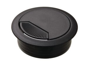 Cable Grommet, two-piece, plastic, black, 60mm 2-3/8 in - 429.99.324