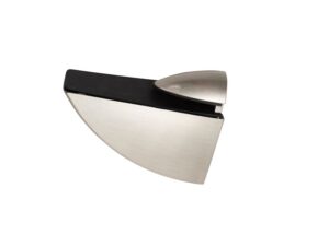 Glass shelf support brushed nickel, per pair, model BCM157-2-BN