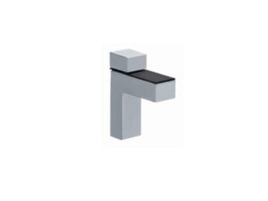 Soporte para tablilla de cristal de níquel pulido, por par, modelo BCM163-BN