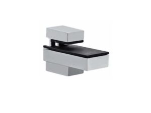 Soporte para tablilla de cristal de níquel pulido, por par, modelo BCM827-BN
