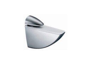 Soporte para tablilla de cristal cromo, por par, modelo BCM157-2-CH