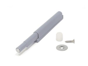 Single magnetic push latch with magnet, grey - 300.15.839 HBM237-01