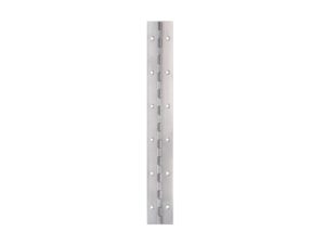 Piano Hinge, stainless steel, 24 in length X 1-1/2 in width, 5 screw packs included