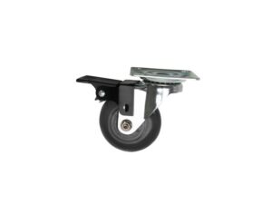 Rueda Emma color negro 60 mm - CAS-01-60-BLACK