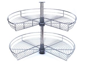 Lazy Susan pie cut para gabinete, metal 32 in