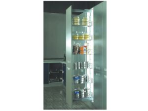 Alacena extraíble de 5 pisos marca Imex - 201202 - 9-15/16 x 20 x 65 a 81 in