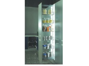 Alacena extraíble de 5 pisos marca Imex - 201205 - 13-3/4 x 20 x 65 a 81 in