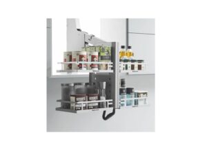Spice rack extraíble para gabinete superior, cierre lento marca Imex - 401018 - 31-1/2 X 11-5/8 X 23-2/3 a 33-7/8 in