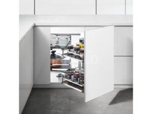 2 layers wooden Magic Corner, Soft Close, Left - 101035 - 33-7/8 x 20-1/2 x 24-3/8 a 29-1/2