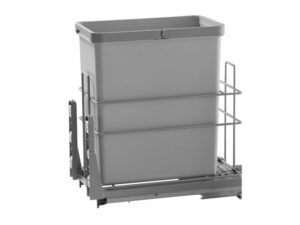 Imex Single Waste Bin 30 QT Soft Close Gray - 307027