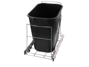 Single small trash can for cabinet door 12-3/4x10-1/4x15-1/2 in - JD006